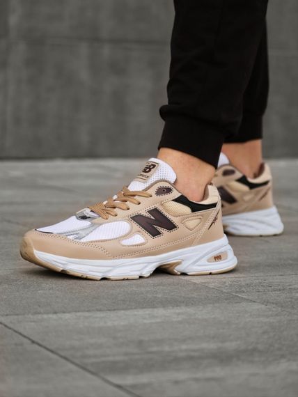 Літні кросівки New Balance колір бежевий/білий | Зображення 1