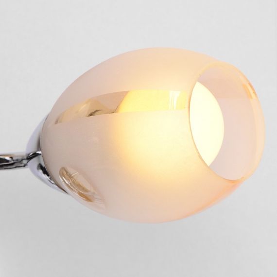 Бра настенное накладное с выключателем классическое LK-437W/2 E27 CH | Зображення 2