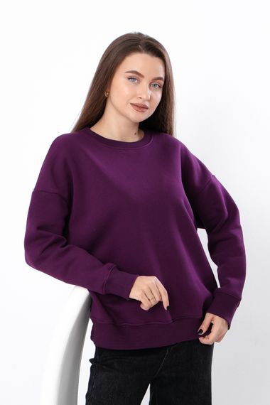 Світшот жіночий Носи своє 54 Фіолетовий (p-12577-181811) | Зображення 1
