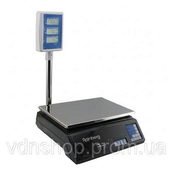 Точні електронні ваги для товарів, Настільні ваги для роботи в магазині виїзної торгівлі TU-81 | Зображення 2