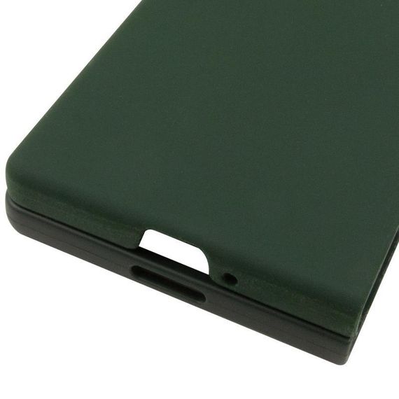 Чохол Foldables Silicone Cover Lakshmi (AAA) для Samsung Galaxy Z Fold6 Білий / White Зелений / Cyprus Green | Зображення 4