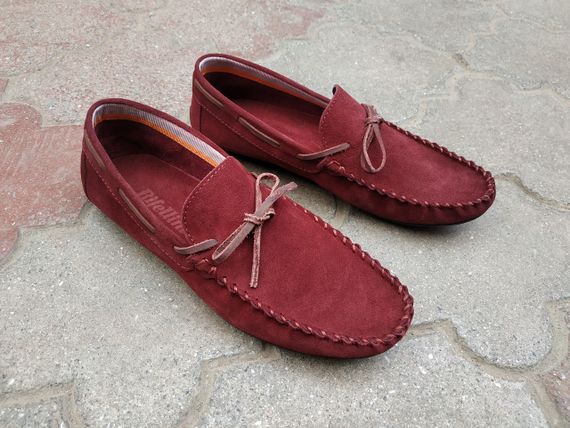 Бордовые мокасины 41 размер. Выбирайте удобную обувь! | Зображення 7