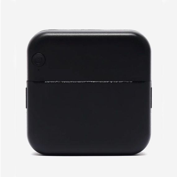 Карманный мини принтер с Bluetooth + рулон термобумаги, Черный / Детский термопринтер для фото / Портативный | Зображення 4