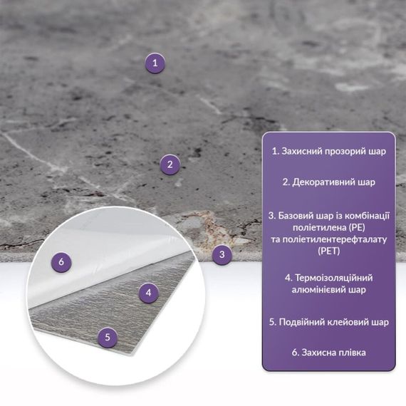 Самоклеюча стінова PET плитка 600*300*2mm (D) SW-00002337 | Зображення 1