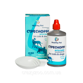 Суспензия для снятия стресса для собак и котов Healthy Pet Стресснорм 45 мл 309151