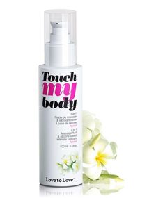 Масажний гель і змазка 2-в-1 Love To Love TOUCH MY BODY Monoi (100 мл) зволожуючий Sex Aura