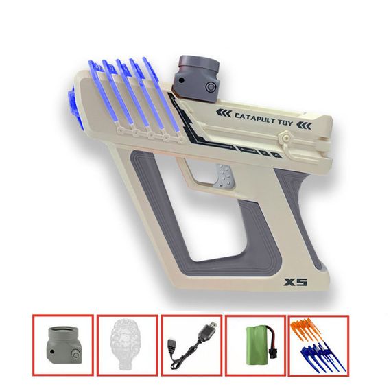 Пістолет на гідрогелевих кульках (орбізах) Gel Energy XS-873 Grey | Зображення 1