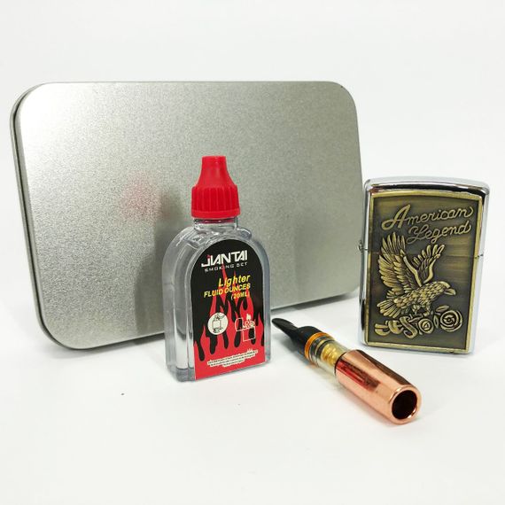 Запальничка подарункова сувенірна N9, Вітрозахисна запальничка, Запальнички подарунки для чоловіків DW-67 | Зображення 4