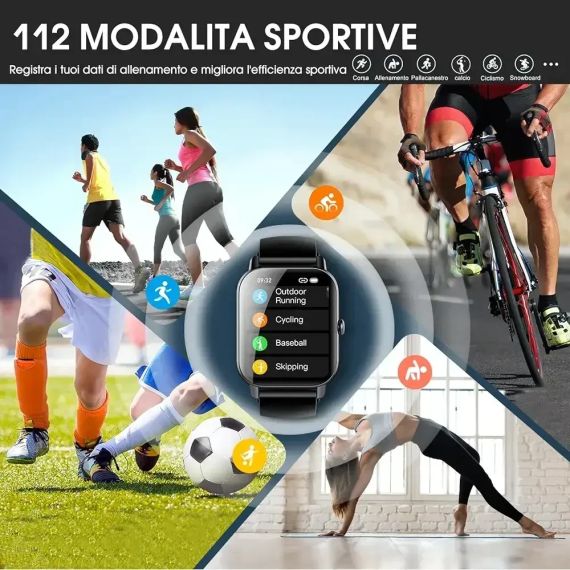 Смарт-годинник багатофункціональний, Nerunsa, водонепроникний фітнес-трекер | Зображення 5