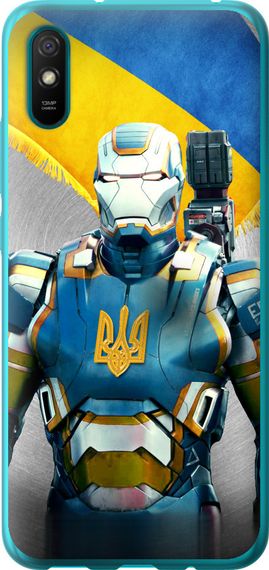 Чехол на Xiaomi Redmi 9A Украинский киборг "980u-2034-17620"