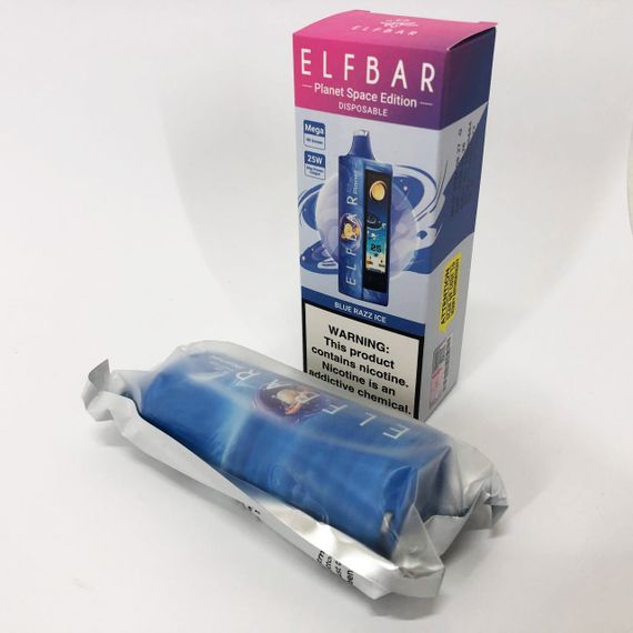 ELF BAR Planet 25000. Синяя Малина (Blue Razz Ice) | Зображення 2