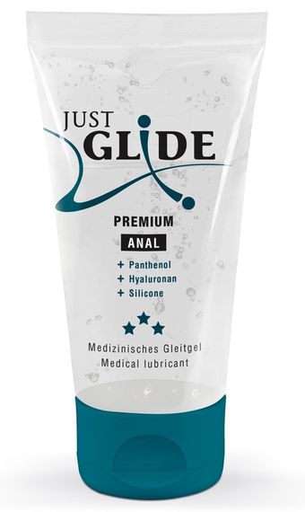 Веганське анальне масло на силіконовій основі - Just Glide Premium Anal, 50 ml Sex Aura