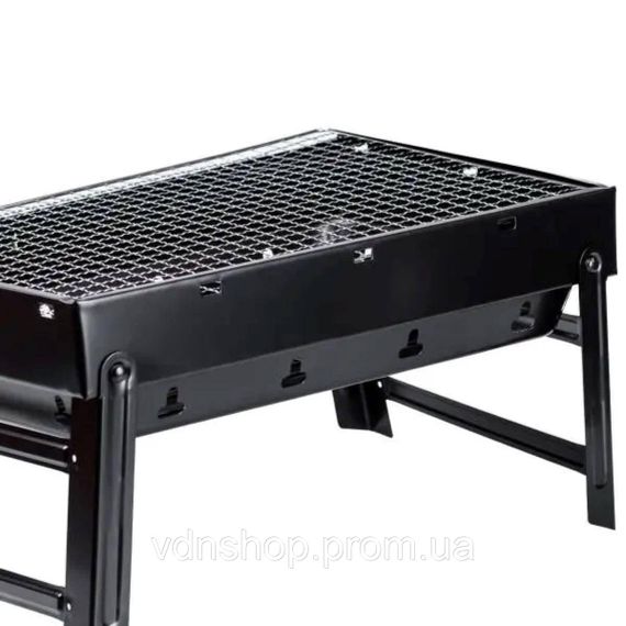 Мангал переносний складаний з решіткою 43×30×23.5 см HP450M | Зображення 4