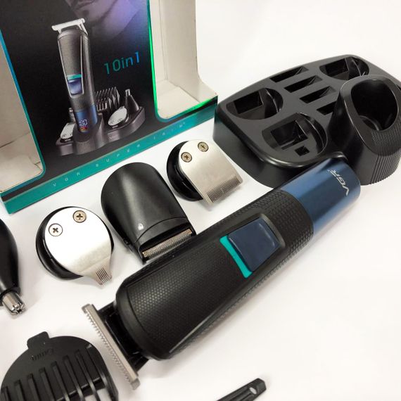 Машинка для стрижки волос VGR V-108 триммер машинка для стрижки 10 в 1, Профессиональная электробритва | Зображення 1