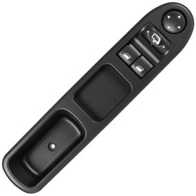 Peugeot 307 00-12 панель управління лівим склопідйомником та дзеркалом Пежо блок кнопок перемикання (6554E4)