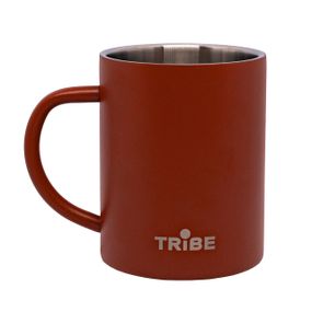 Термочашка Tribe Camp Mug 300 мл terracota, Термокружка туристична для чаю і кави, Термопосуд у похід