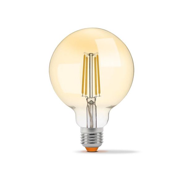 Світлодіодна лампа VIDEX Filament G95FAD 7W E27 2200K дімерна бронза | Зображення 1