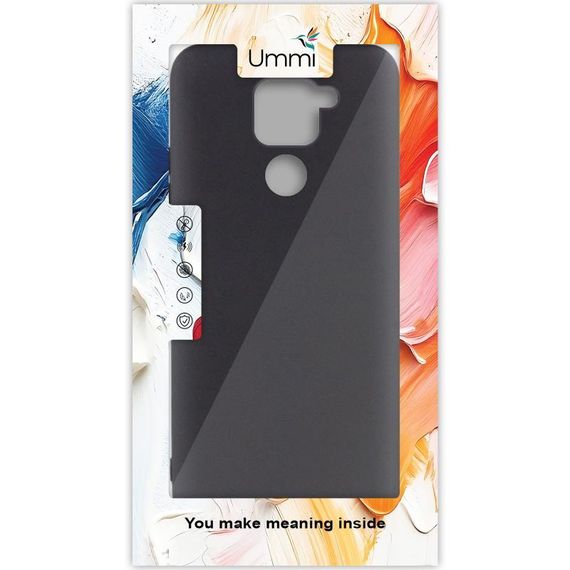 Чохол Silicone Cover Ummi Lakshmi (AA) для Xiaomi Redmi Note 9 / Redmi 10X Чорний / Black | Зображення 1
