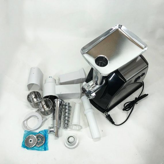 Електром'ясорубка соковитискач для томатів Suntera SMG-5454SS / IE-367 М'ясорубка металева | Зображення 4