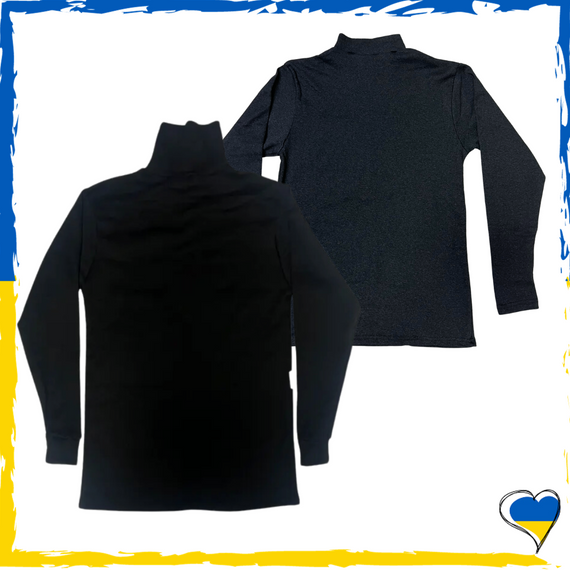 Гольф чоловічий чорний та сірий. Гольф на флісі. XS, S, M. L, XL, XXL