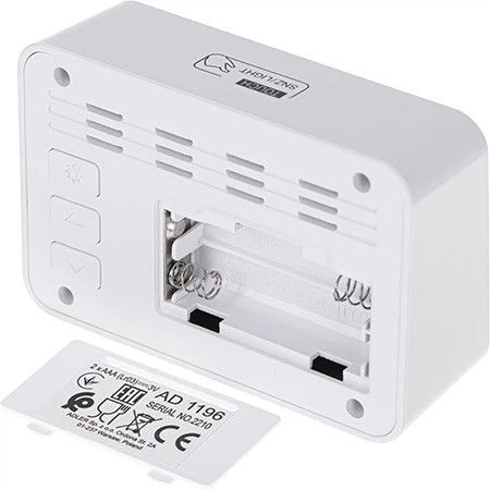 Термогігрометр Adler AD 1196 white 15х17х23 см білий | Зображення 4