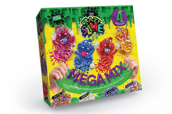 Набір для дослідів SLM-03-01U,02U "Crazy Slime 4в1" DANKO | Зображення 2