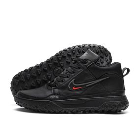 Черевики Nike зимові шкіряні, хутро чорні
