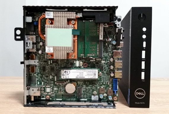 Неттоп Dell WYSE 5070 USFF / Intel Celeron J4105 (4 ядра по 1.5-2.5 GHz) / 8GB DDR4 / 256GB SSD M.2 / UHD Graphics 600 / 65W / Win 10 Pro б/у | Зображення 3