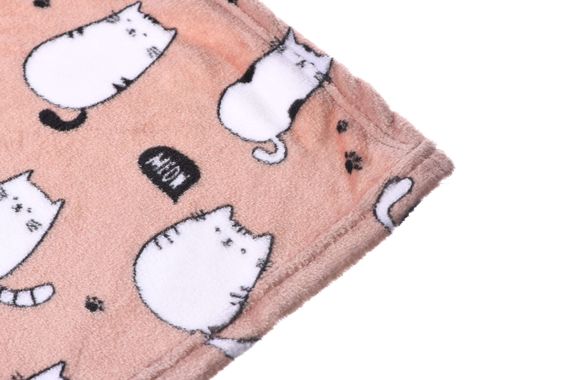 Плед Ardesto Flannel 160х200см котики (ART0108PB) | Зображення 4