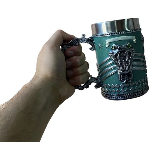 Кухоль Чашка Келих 3D Неіржавка сталь Гаррі Поттер Слизерин 500 мл | Зображення 1