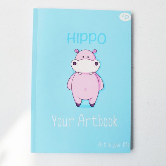 Блокнот 4Profi Artbook hippo 48 арк. формат А5 902323