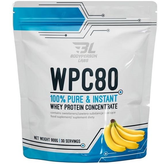 Протеїн Bodyperson Labs WPC80 900 g /30 servings/ Banana