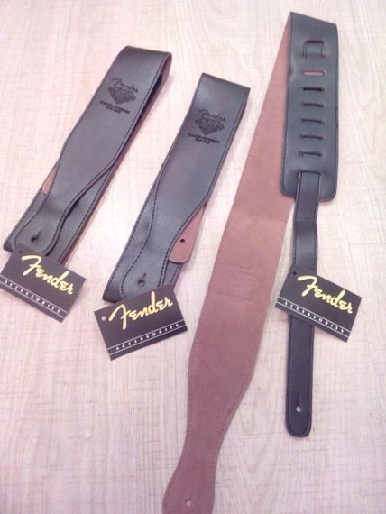 Ремень Fender нубук фендер для електрогітари гітари чорний ремінь | Зображення 2