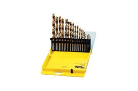 Набор сверл по металлу Mastertool - 19 шт. (1-10 мм), титан (11-0219)