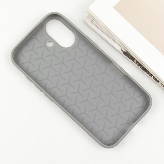 Чохол TPU Weaving для Apple iPhone 16 (6.1") Grey | Зображення 2