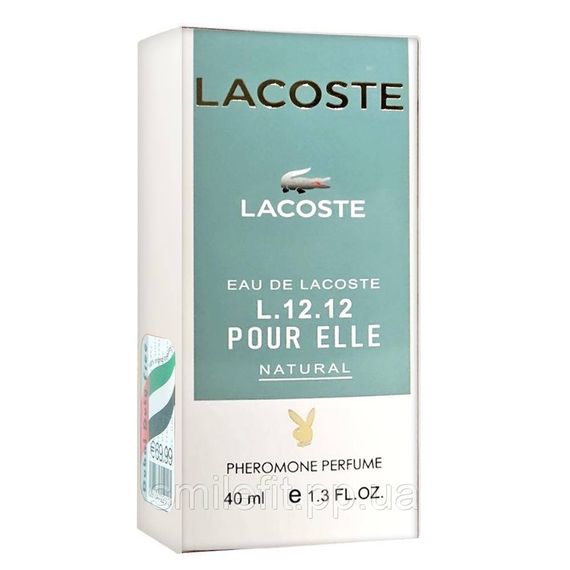 Lacoste Eau De Lacoste L.12.12 Pour Elle Natural Pheromone Parfum женский 40 мл | Зображення 3