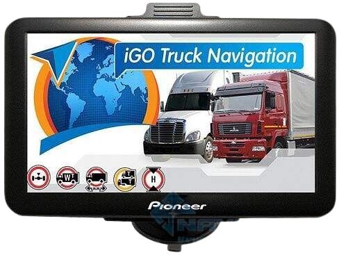 Качественный GPS навигатор автомобильный на 8gb с оперативной памятью 256mb 7" TFT Pioneer 7004 Черный (7004_2488) | Зображення 3
