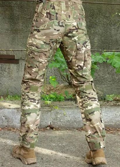 Костюм 3в1 Han Wild Multicam G8 куртка та штани та убакс мультикам наколінники та налокітники | Зображення 7