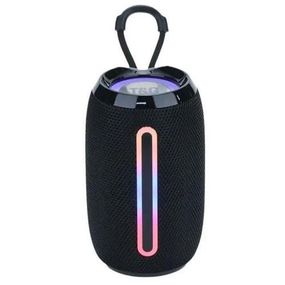 Портативная Bluetooth-колонка TG653 USB с ремешком. Цвет: черный