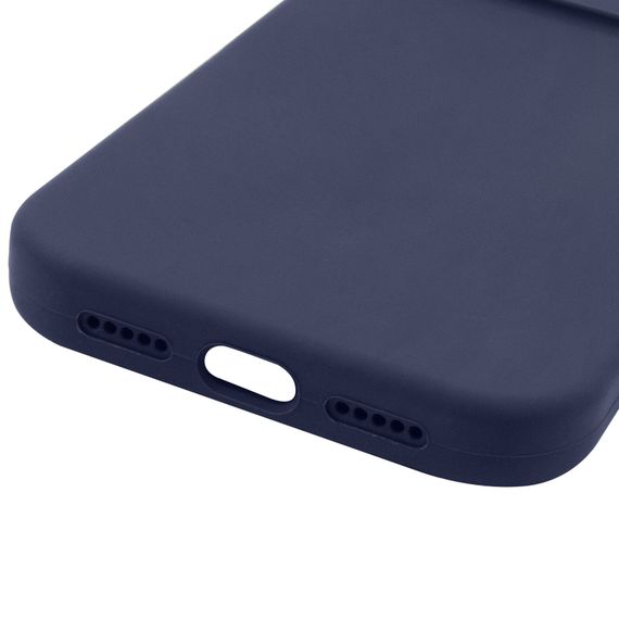 Чохол Silk Full Camera Protective (AA) NO LOGO для Apple iPhone 16 Plus (6.7") Темно-синій / Midnight blue | Зображення 3