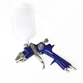 Фарборозпилювач HVLP Ø1,4 мм у/б пласт. 600 мл APRO 8500351