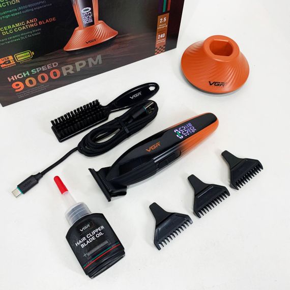 Машинка для стрижки VGR V-889T 9000RPM | Зображення 6