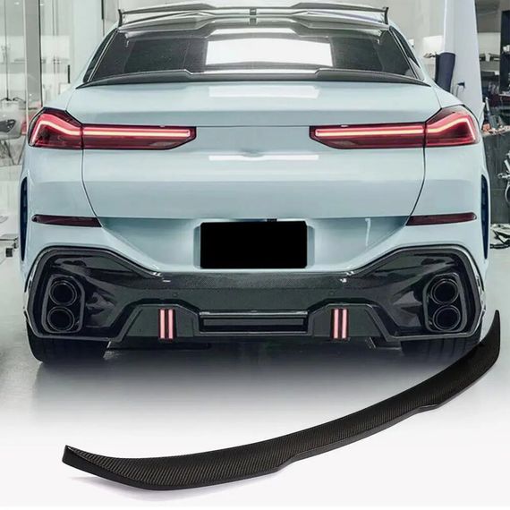Спойлер кришки багажника Карбон V1 для BMW X6 G06 2019- рр