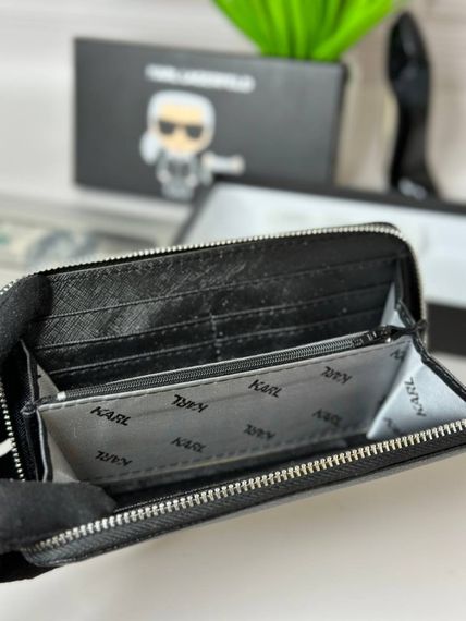 Кошелек Karl Lagerfeld черный wk008 | Зображення 2