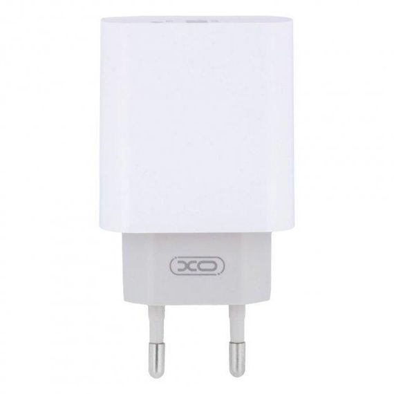 Сетевое зарядное устройство XO L64 PD QC3.0 18W 1USB + 1 Type-C white | Зображення 2