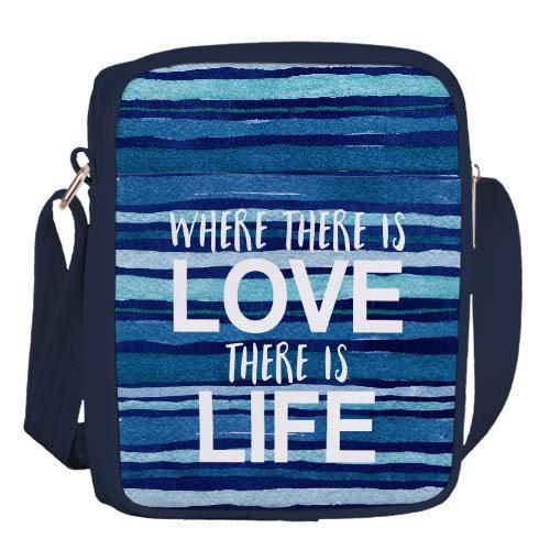 Сумка для подростков Junior boy Where there is love there is life (SDB_18A018_TSI)