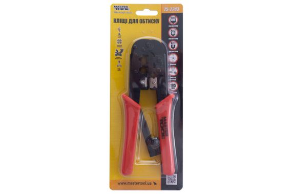Клещи для опрессовки штекеров Mastertool - 190 мм RJ11, RJ12, RJ45 (75-2243) | Зображення 3