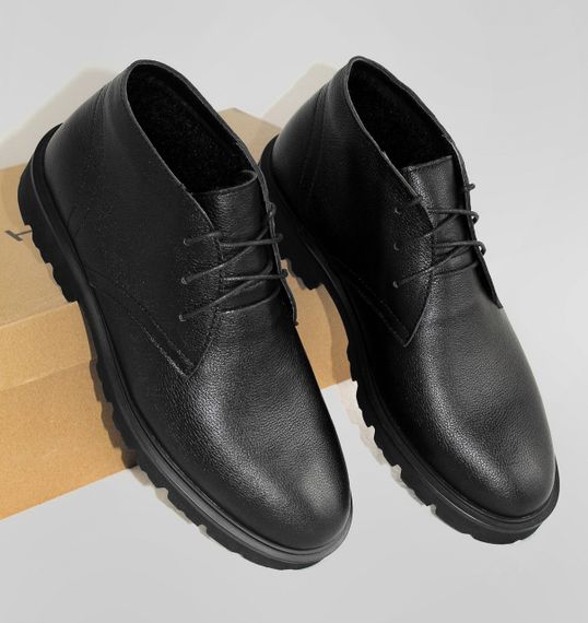 Черевики шкіряні EdGe 586 утеплені хутром 44 розмір