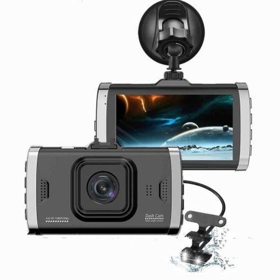Видеорегистратор FullHD(1920x1080) с датчиком удара , G-Сенсор и 2 камеры T685G+  (T685G+_731) | Зображення 2