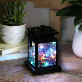 Уличный фонарь с солнечной панелью SV RGB 12.5*8.8*8.8 см Черный (sv2179)